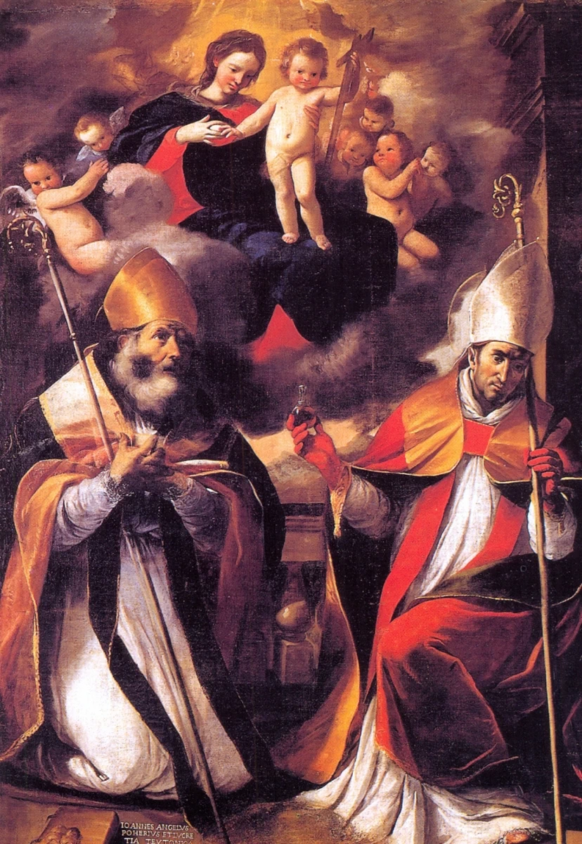 Madonna della Purità - Chiesa di San Domenico, Taverna, Cosenza, con in fratello Gregorio